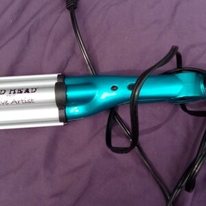 BedHead Teal and Silver Wave Artist Hair Waver